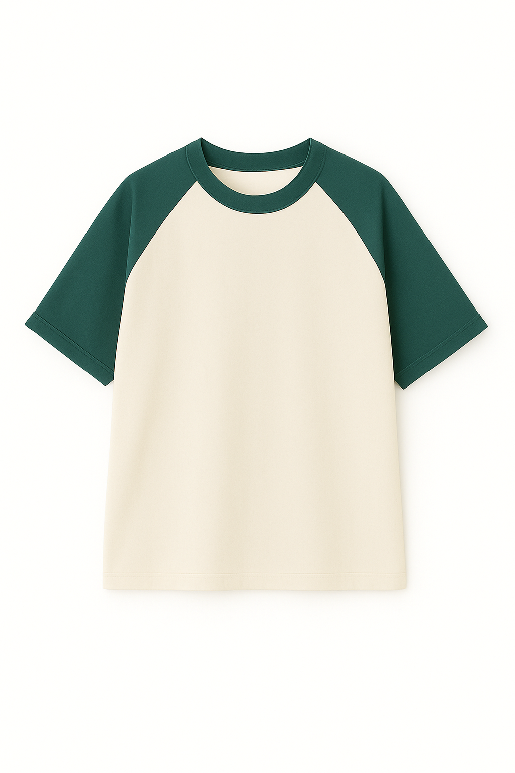 OVERSIZE MANGA COLOR VERDE PETROLEO-HABANO