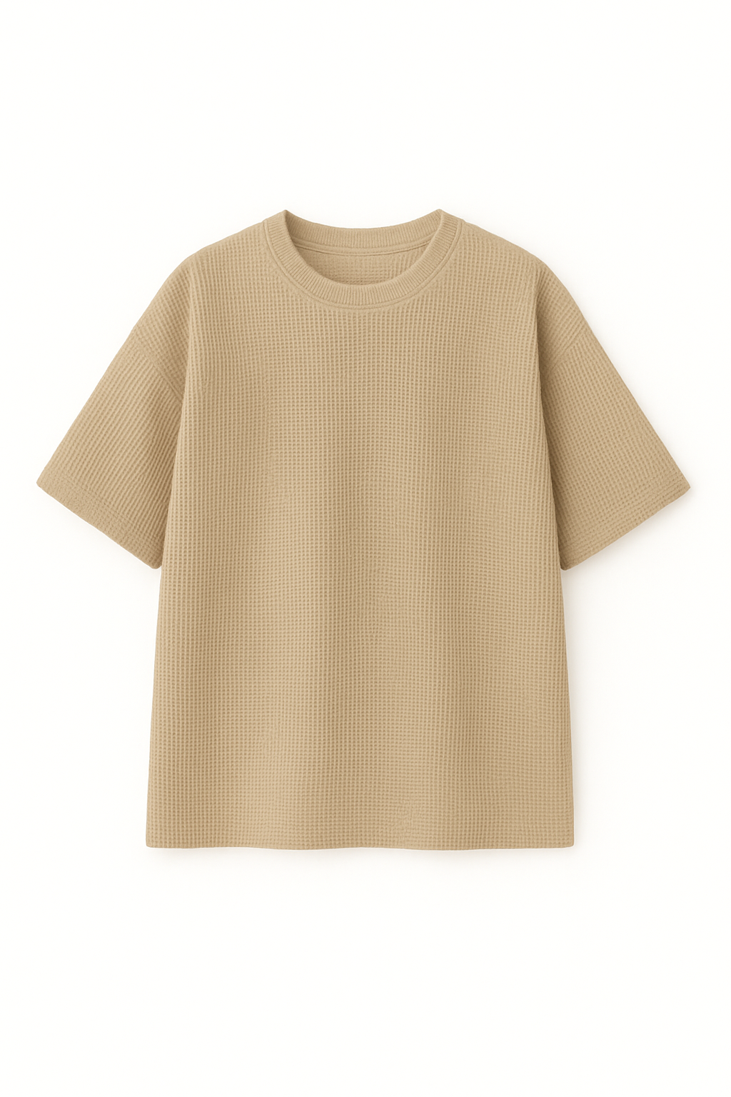 OVERSIZE WAFFLE BEIGE