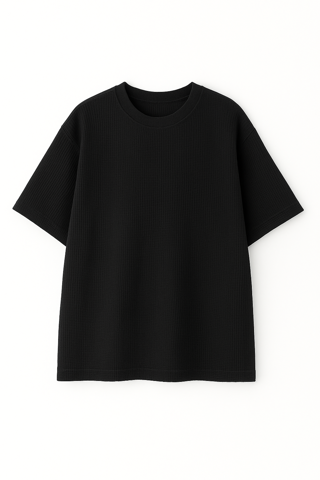 OVERSIZE WAFFLE NEGRA